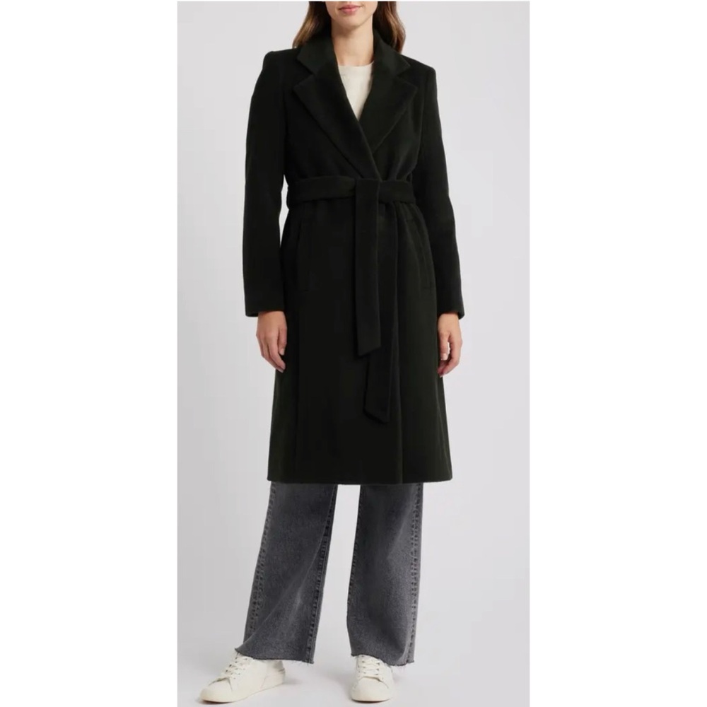Sam Edelman Black Belted Coat